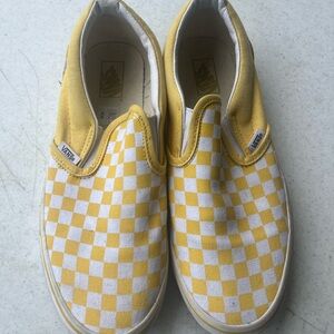 Vans Classic Yellow and White Shoes Size Youth 7